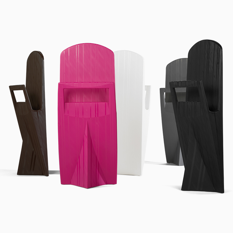 Eccopanta gessato bedroom coat stand - fuchsia 7